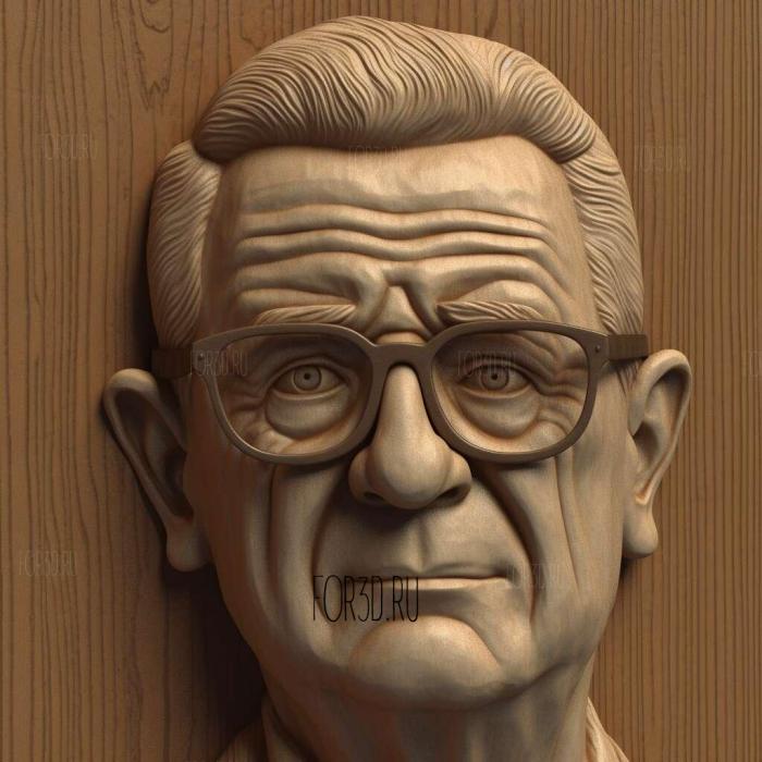 hank hill 3 stl model for CNC